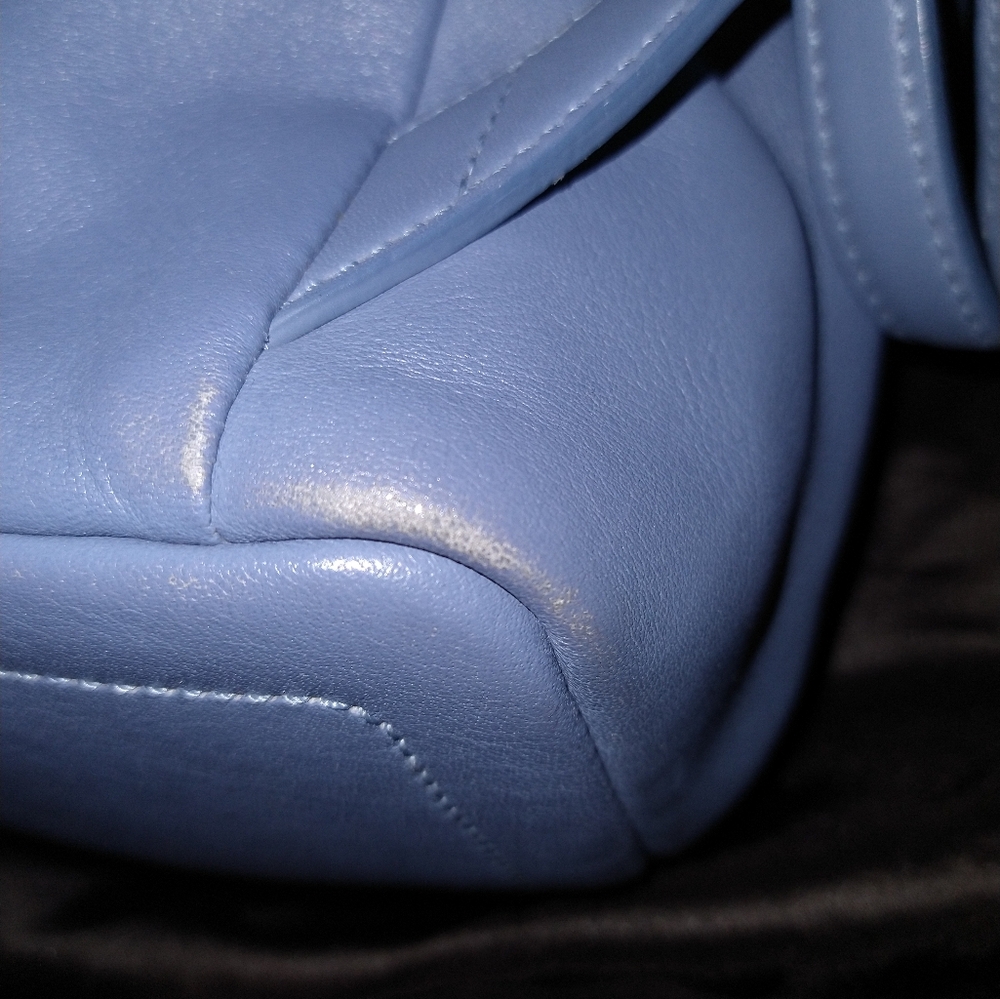 Vintage Coach Legacy Backpack in Light Blue - Picture 12 of 16